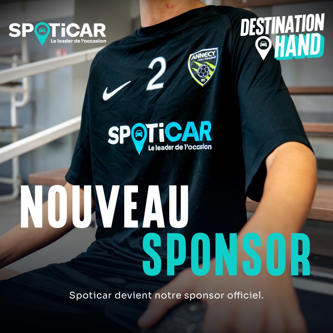 Spoticar nouveau sponsor du club !